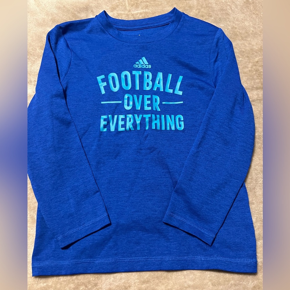 Boys Adidas Climalite long sleeve shirt